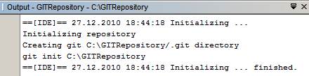 Output window