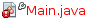 Red text