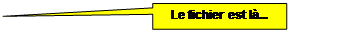 Rectangle: Le fichier est là...  